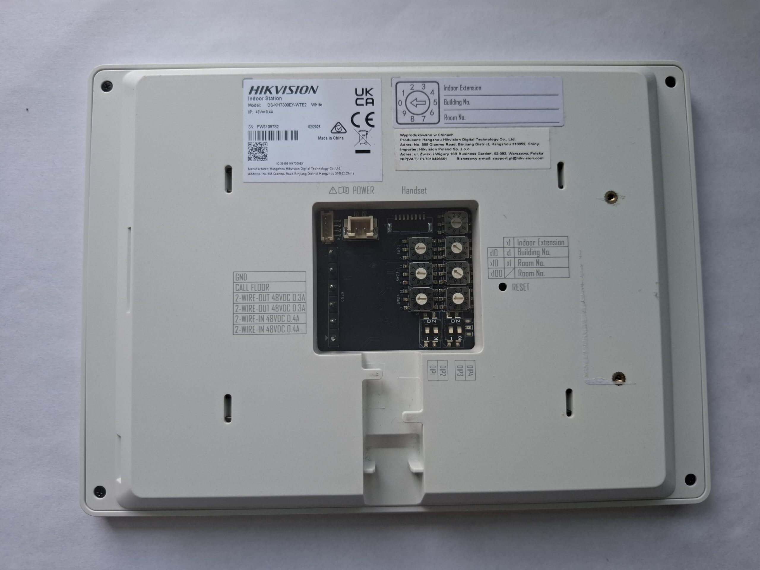 DS-KH7300EY-WTE2 White - obrazek 2